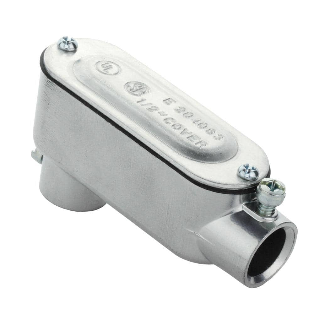 1/2 in. Electrical Metallic Tubing (EMT) Conduit Body (Type LB)