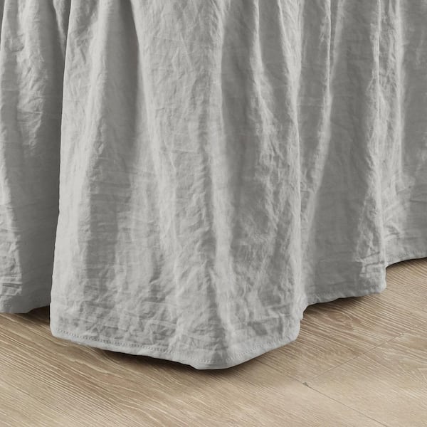 Lush Decor Ruched 20 in. Drop Length Ruffle Elastic Easy Wrap