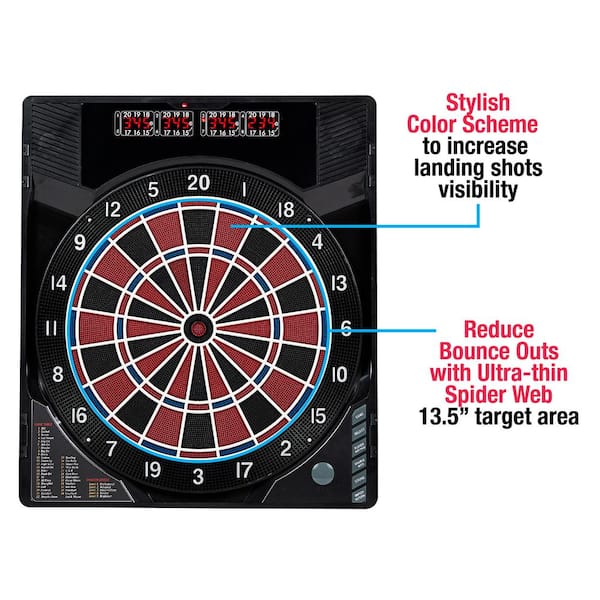 Electronic dart deals board target