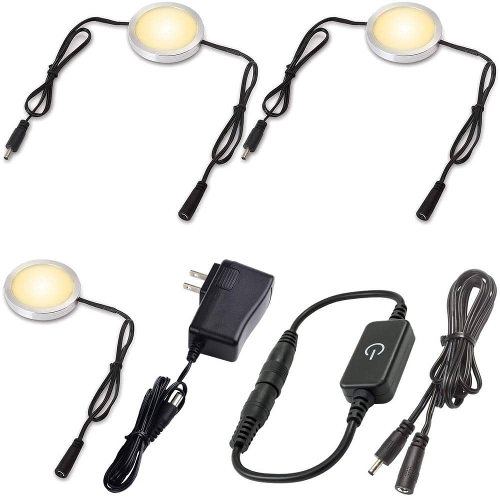 Energy Saving Plug-in 1-Light Dimmable Warm White Integrated LED Under Cabi