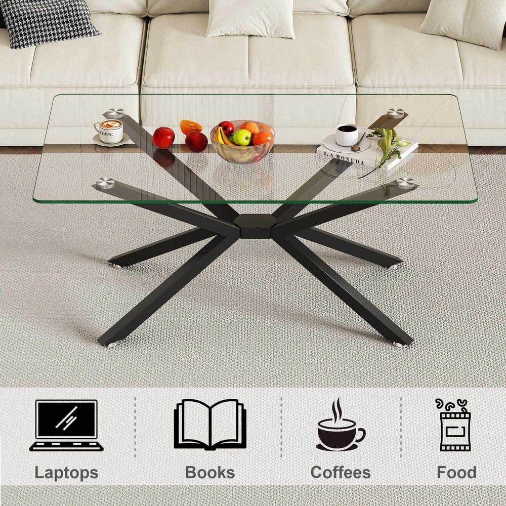 【Lrose】WTW　MARVERICKS COFFEE TABLE Transitional Faux Marble Mixed Material Coffee Table by