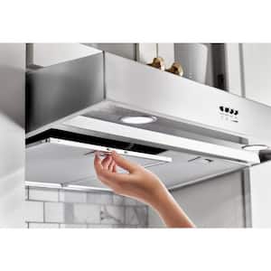 30 in. Under Cabinet Range Hood in Stainless Steel with Full-Width Grease Filters