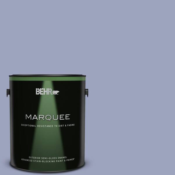BEHR MARQUEE 1 gal. #620D-4 Veranda Iris Semi-Gloss Enamel Exterior Paint & Primer
