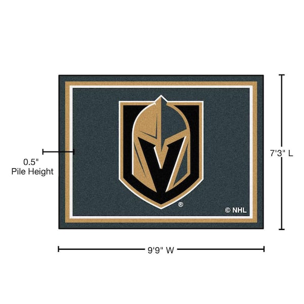 Fanmats Vegas Knights 2023 NHL Stanley Cup Champions Hockey Puck Rug