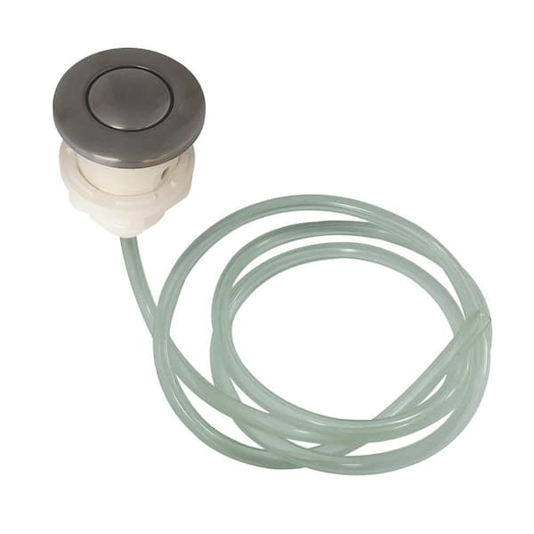 Kingston Brass Trimscape Disposal Air Switch in Black Stainless