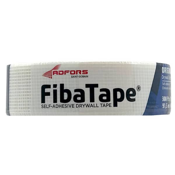 FibaTape Standard White 1-7/8 in. x 300 ft. Self-Adhesive Mesh Drywall Joint Tape