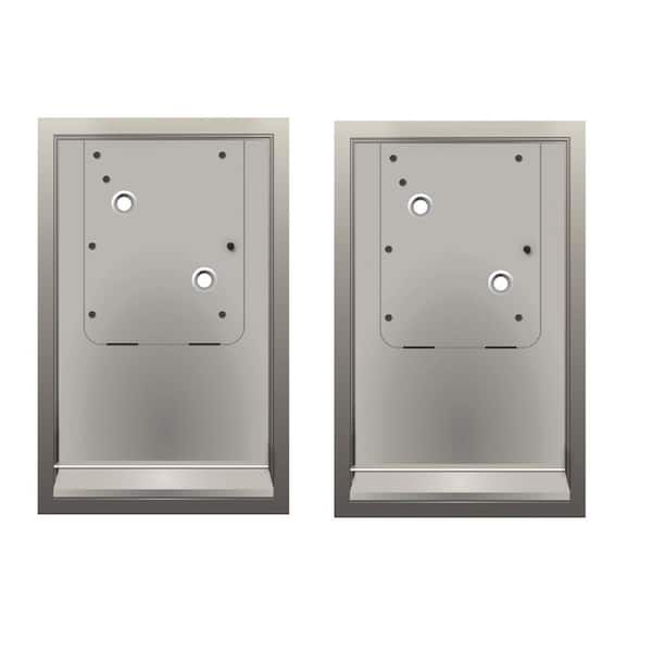 Alpine Industries Stainless Steel Recess Kit for the Hemlock Electric Hand Dryer (2-Pack)