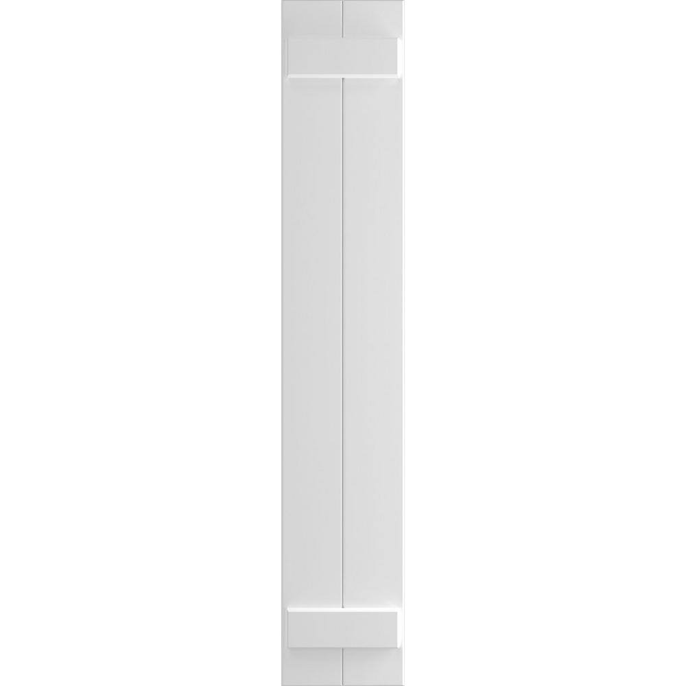 "10 3/4"" x 72"" True Fit PVC Two Board Joined Board-n-Batten Shutters, White (Per Pair)" price history on PriceWatchPro