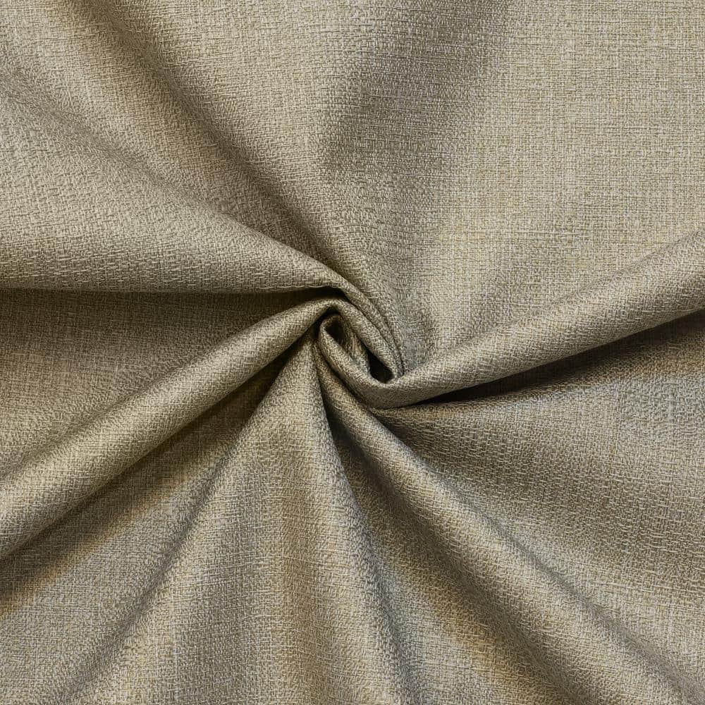 Oatmeal Blackout Polyester Pleated Curtain Panel 52x84