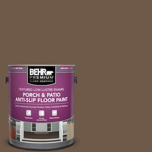 1 gal. #N230-7 Rustic Tobacco Textured Low-Lustre Enamel Interior/Exterior Porch and Patio Anti-Slip Floor Paint