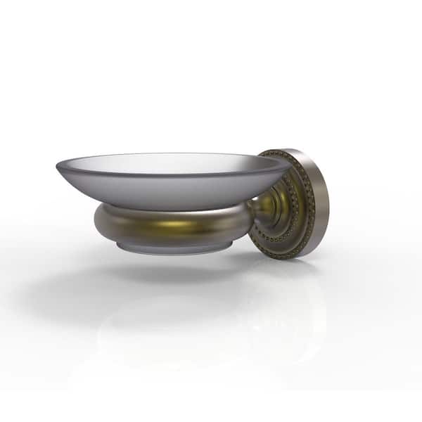 Allied Brass Dottingham Collection Wall Mounted Soap Dish in Antique Brass