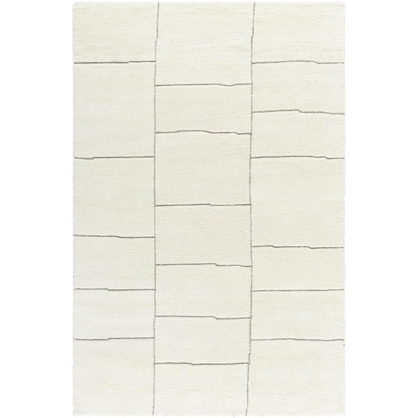 Portobello Off-White 8 ft. x 10 ft. Modern Indoor Area Rug
