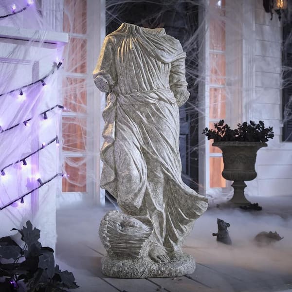 3 ft. Halloween Classics Ancient Sculpture Halloween Porch Greeter
