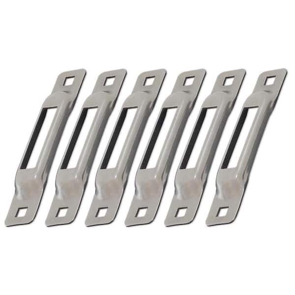 SNAP-LOC E-Track Single Strap Anchor Unfinished (6-Pack)