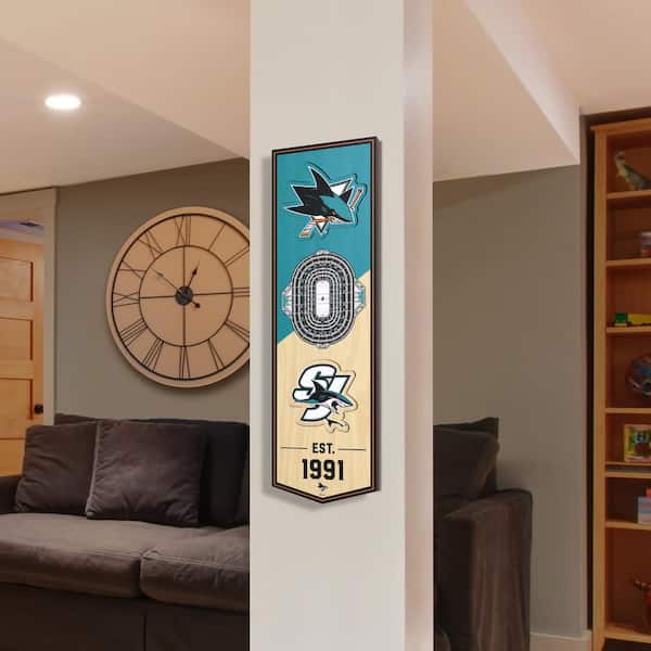 8 San Jose Sharks Arena Banners Decal Stickers