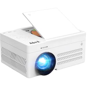 1920 x 1080 Full HD Bluetooth Mini Projector with 9500 Lumens, Built-in DVD Player & Compatible Smartphone,PC,HDMI, USB