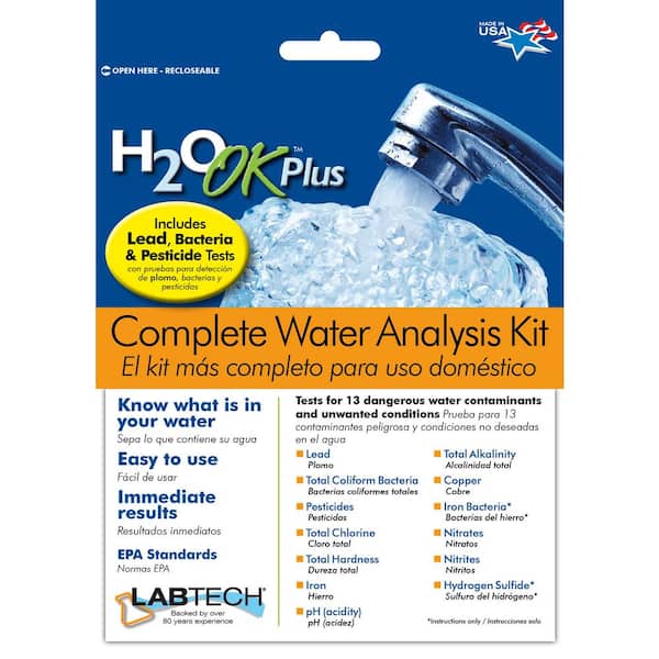 LABTECH H2O OK Plus Complete Water Analysis Test Kit