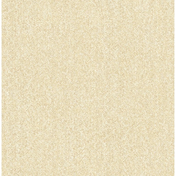 NuWallpaper Ashland Yellow Raised Ink Vinyl Peel and Stick Wallpaper Sample