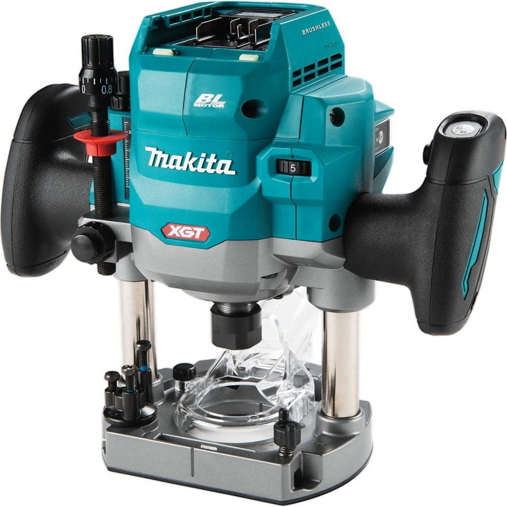 Makita 40V max XGT Brushless Cordless 2-1/4 Maximum HP Plunge Router ...