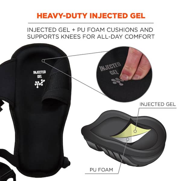 ProFlex Extra Long Cap Injected Gel Knee Pads