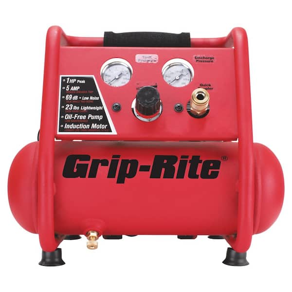 Grip-Rite 1 gal. Portable Finish and Trim Compressor