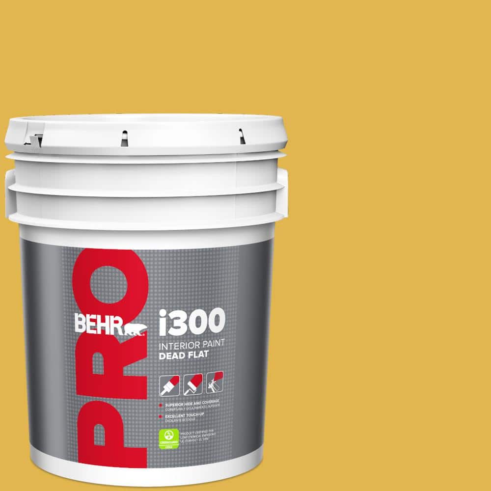 5 gal. #360D-6 Yellow Gold Dead Flat Interior Paint price history on PriceWatchPro