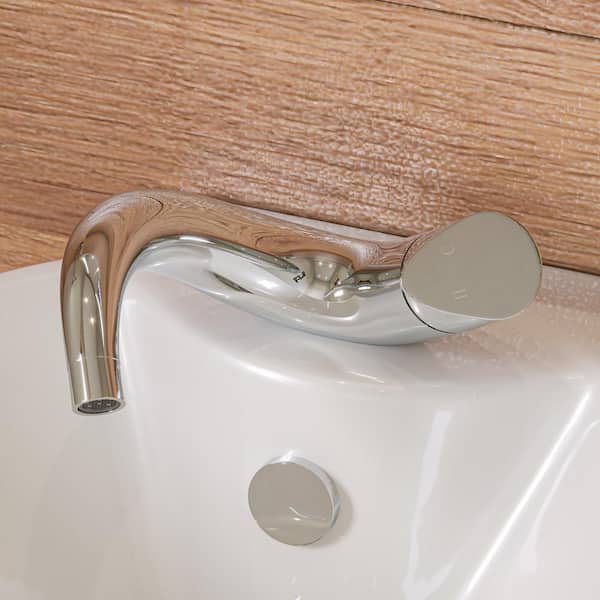 ALFI BRAND AB1572-PC Single Hole Single-Handle Bathroom Faucet in Polished Chrome