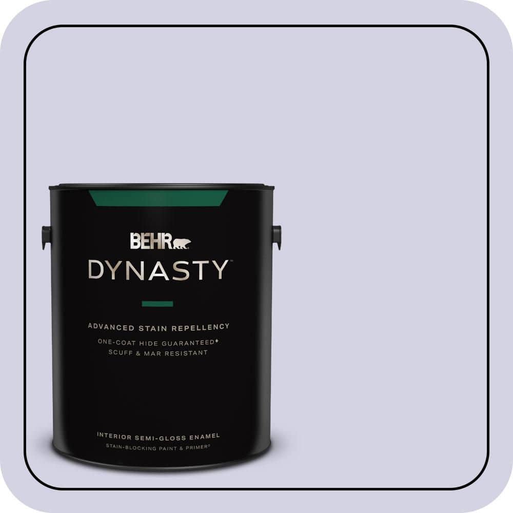 1 gal. #M550-2 Lavender Memory Semi-Gloss Enamel Interior Stain-Blocking Paint & Primer price history on PriceWatchPro