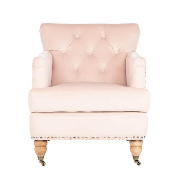 SAFAVIEH Colin Light Pink Arm Chair