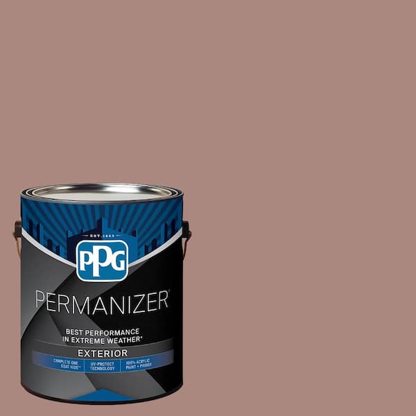 PERMANIZER 1 gal. PPG1060-5 Bedford Brown Semi-Gloss Exterior Paint