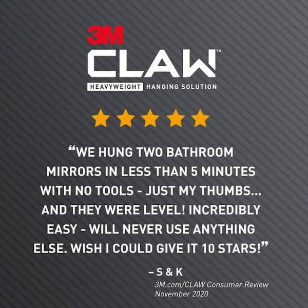 3M CLAW 45 lbs. Drywall Picture Hanger with Spot Marker 3PH45M-1ES