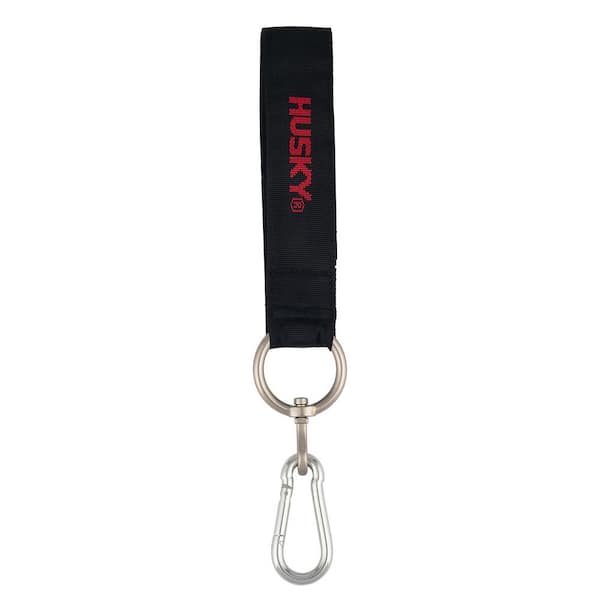 Husky 36 in. Heavy Duty Hanging Quick-Release Hooks with Carabiner Strap