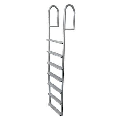 7 Rung Step Wide Aluminum Ladder