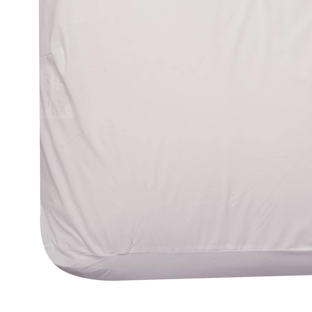 Twin White Hypoallergenic Waterproof Zippered Mattress Protector