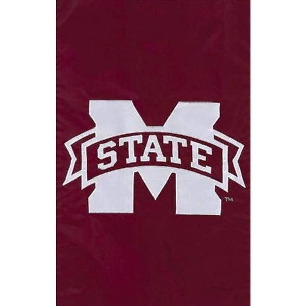 Evergreen Enterprises NCAA 12-1/2 in. x 18 in. Ole Miss State 2-Sided Garden Flag