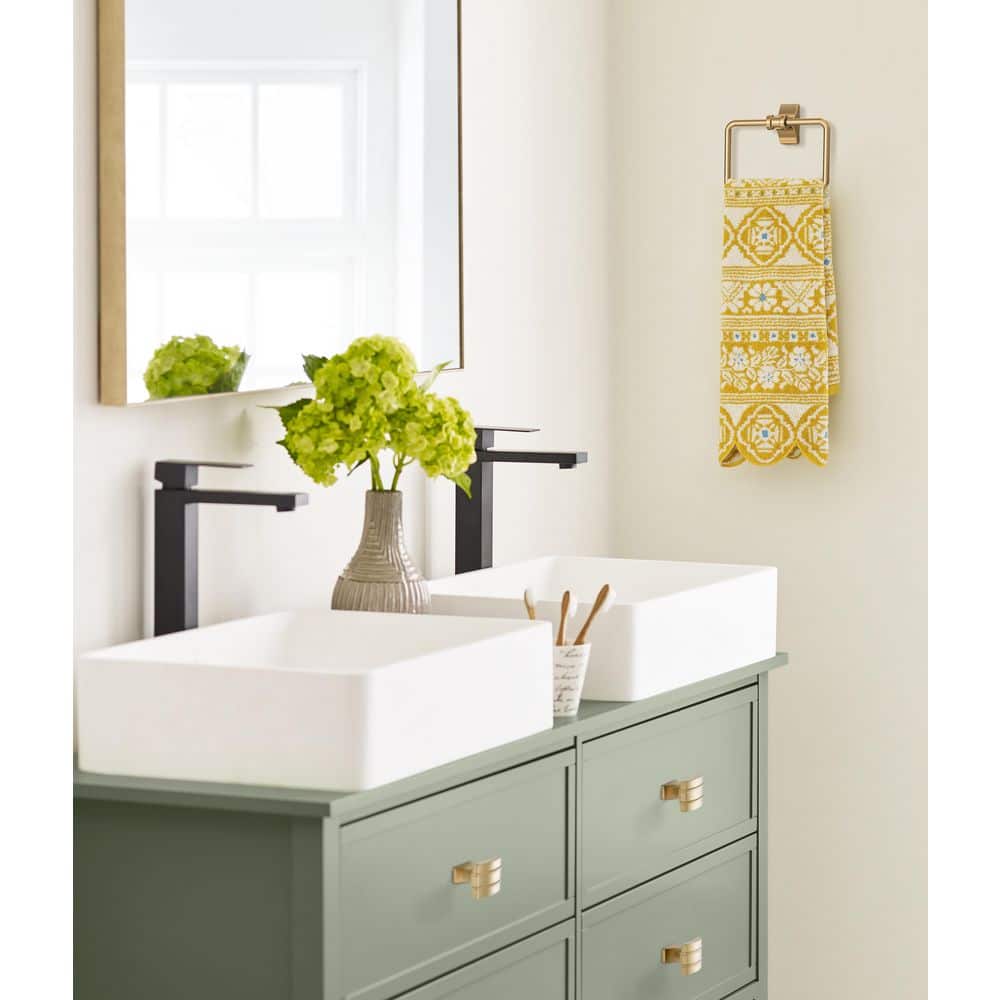 Champagne Bronze 5-1/4 inch Wall Mounted Towel Ring