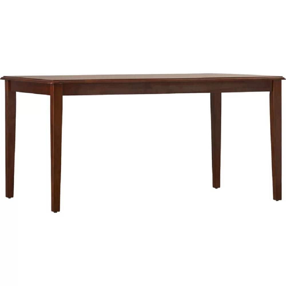 Walnut Finish Solid Hardwood Shaker Dining Set with 4 Chairs and Bench