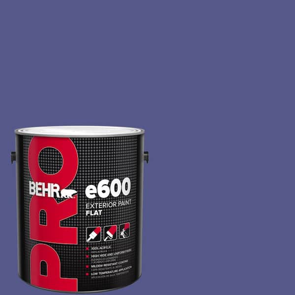 BEHR PRO 1 gal. #620B-7 Wild Elderberry Flat Exterior Paint