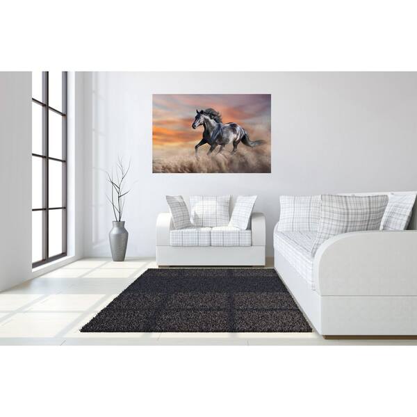 Classy Art 1-Piece Unframed Animal Graphic Art 40 in. x 60 in