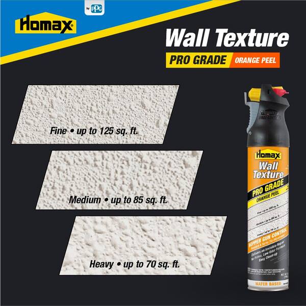 Homax Pro Grade 25 Oz Dual Control Orange L Water Based Wall Spray Texture 4592 The Home Depot - Homax Wall Texture Knockdown Msds