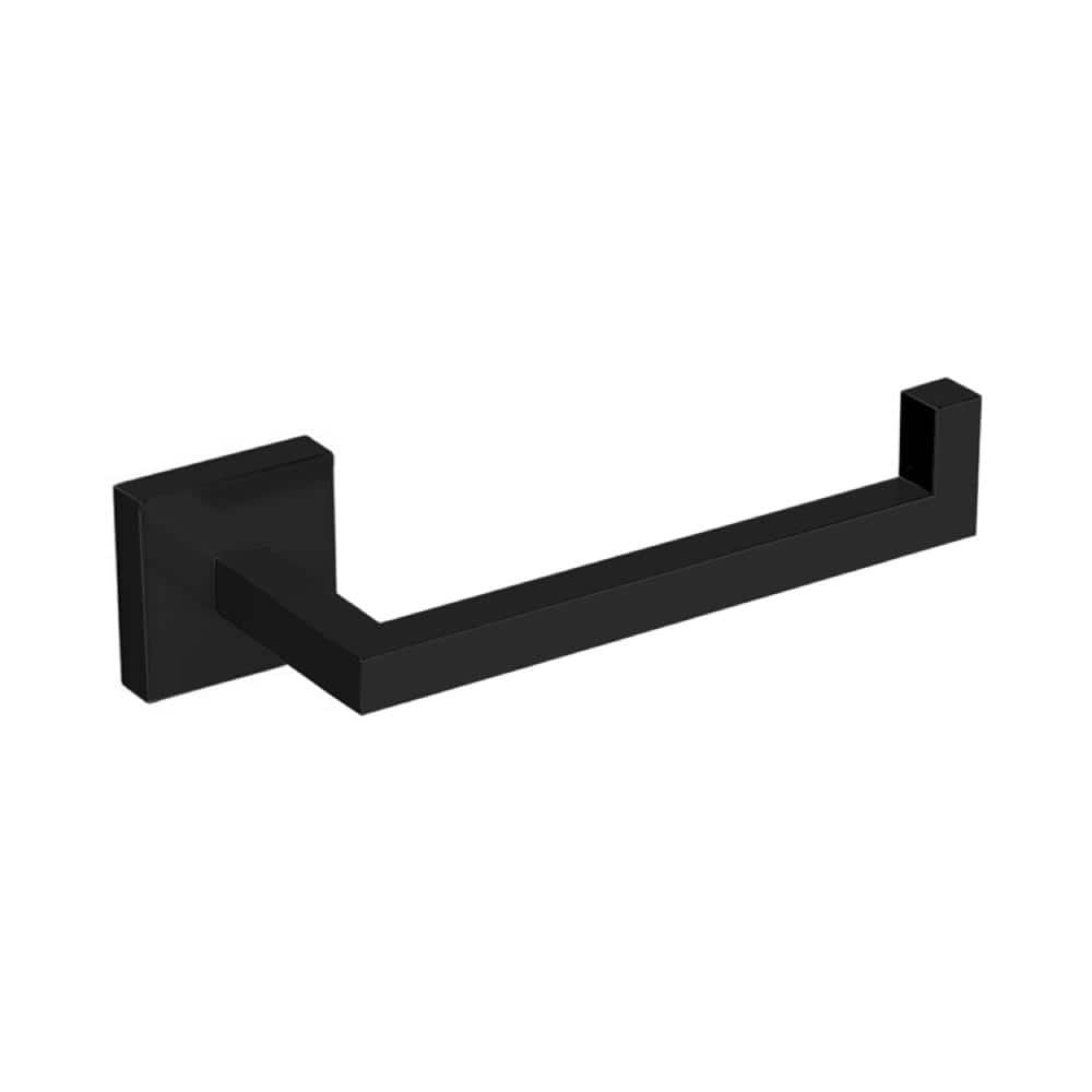 Modern Black Brass Wall Mounted Toilet Paper Holder