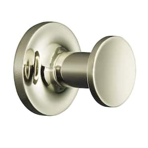 Purist Single Robe Hook in Vibrant Polished Nickel