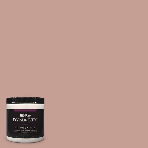 BEHR DYNASTY 8 oz. #S170-4 Retro Pink One-Coat Hide Eggshell Enamel Stain-Blocking Interior Paint & Primer Sample