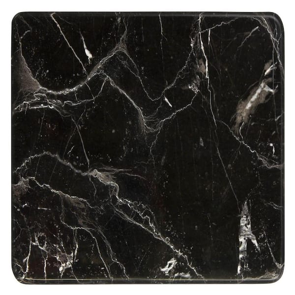 MSI Brown 12 in. x 12 in. Polished Marble Cheese and Pastry Board