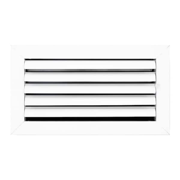 ACLAMINAIRE 12 in. x 6 in. 1-Way Aluminum Ceiling Diffuser in White