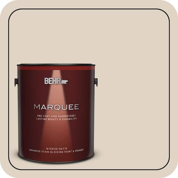 BEHR MARQUEE 1 gal. #PWN-42 Parisian Taupe Matte Interior Paint & Primer