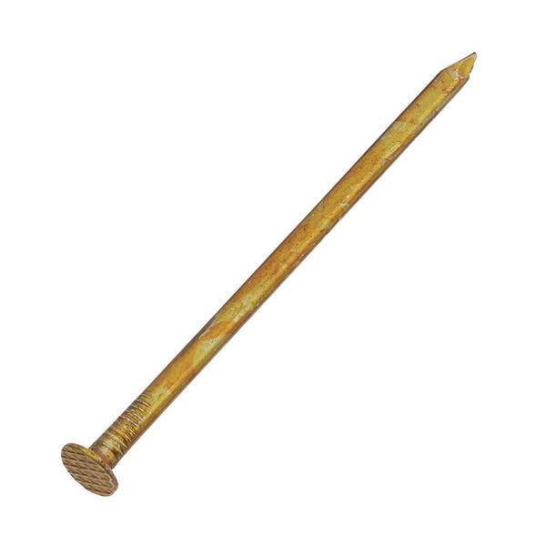 913906 Sinker Nail 16d 3 14 in Lg 9 Gauge Flat Checkered 1132 in  Head Dia 305 PK  Imperial Supplies