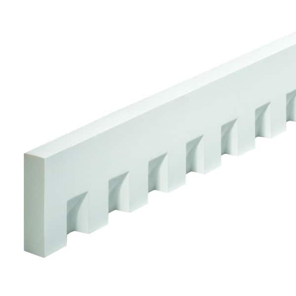 1-1/4 in. x 96 in. x 4-1/2 in. Polyurethane Dentil Trim Moulding