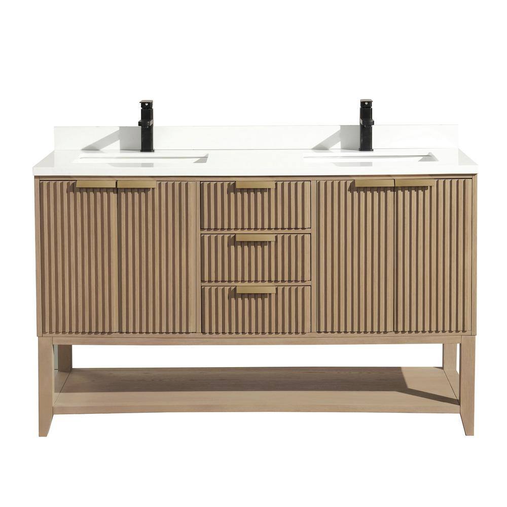 Ari Kitchen and Bath San Diego 55 in. W x 22 in. D x 34.5 in. H Single