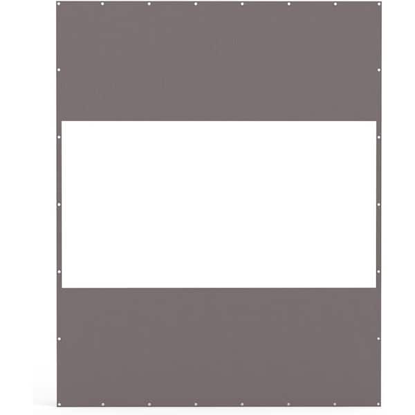 10 ft. x 8 ft. Awning Waterproof Patio Screen Room Divider, Heavy Duty Outdoor Clear Panel 18 oz PVC Polyester Curtain